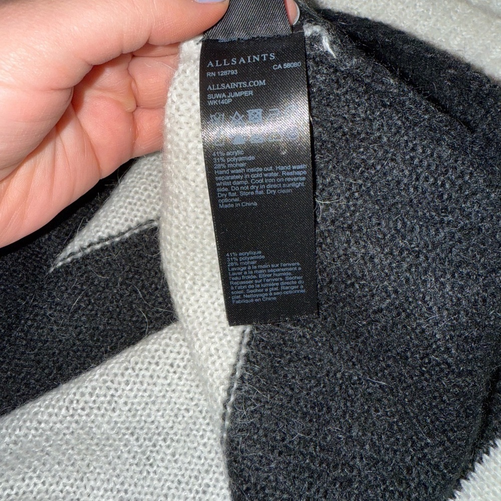 AllSaints Suwa Jumper Medium - Picture 8 of 9